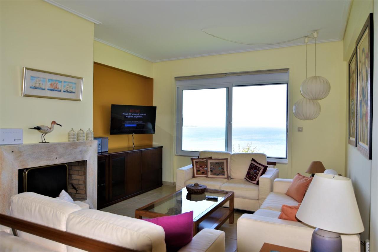 Blue Bay View - Beach House Vathirrevma Exterior foto